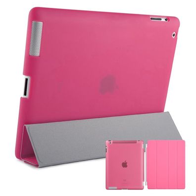 Smart Schutz Hülle iPad 2 3 4 Case Cover Aufstellbar Ständer Schale Etui Pink