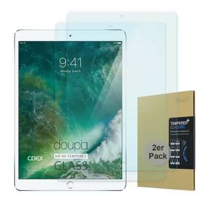 2x 9H Hartglas iPad Pro 10,5" / Air 3. HD Displayschutz Panzer Verbundglas Folie