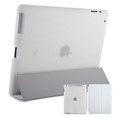 Smart Schutz Hülle iPad 2 3 4 Case Cover Aufstellbar Ständer Schale Etui Weiß