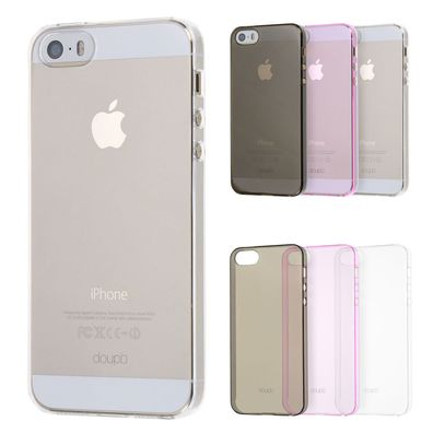 Crystal AllClear Case iPhone 5 5S SE Schutz Hülle Cover Schale Clear Farbe Folie