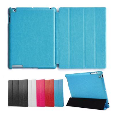 Deluxe Hülle iPad 2 3 4 Cover Case Schutz Tasche Etui Aufstellbar Ständer Blau