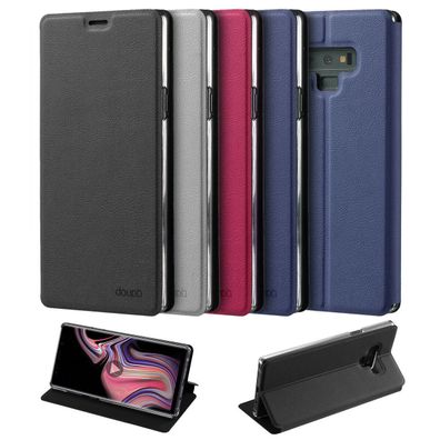 Flip Case Samsung Note 9 Magnet Cover Aufstellbar Ständer Hülle Schale Etui