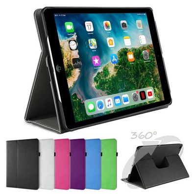 doupi 360 drehbar Deluxe Schutz Hülle iPad Air 1 Smart Leder Cover Case Ständer Folie