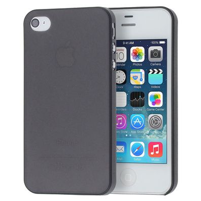 iPhone 4 4S UltraSlim FeinMatt Case Schutz Hülle Bumper Skin Cover Tasche Schale