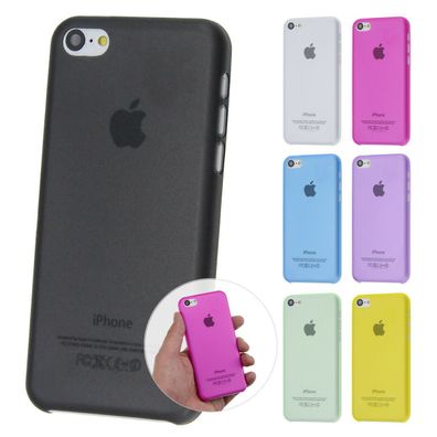 iPhone 5C UltraSlim FeinMatt Case Schutz Hülle Bumper Skin Cover Tasche Schale