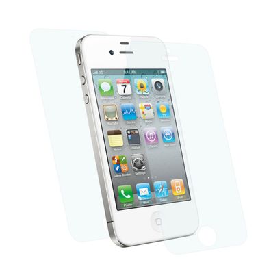iPhone 4 / 4S Matt Schutz Folie Anti Reflex Entspiegelt Display Screen Protector