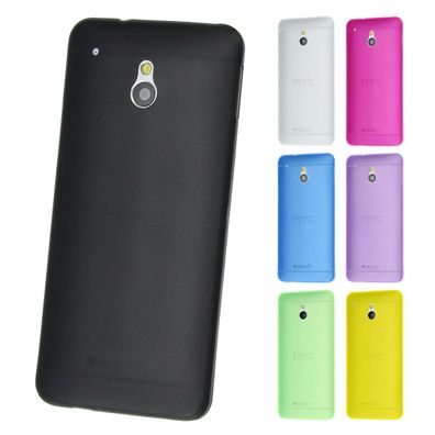 HTC One Mini M4 Ultra Slim FeinMatt Case Schutz Hülle Bumper Skin Cover Schale