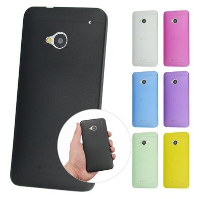 Ultra Slim Case HTC ONE M7 Fein Matt Schutz Hülle Skin Cover Schale Tasche Folie