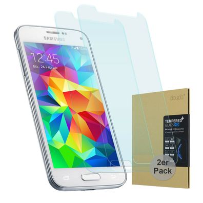 2x 9H Hartglas Samsung Galaxy S5 MINI HD Display Schutz Panzer Verbundglas Folie