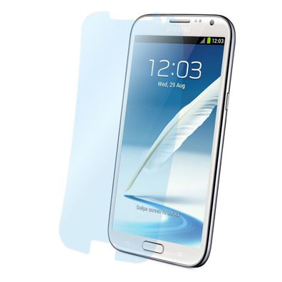 3x Matt Schutz Folie Samsung Note 2 Anti Reflex Entspiegelt Display Protector