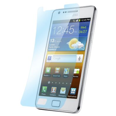 3x Super Clear Schutz Folie Samsung S2 / Plus Klar Display Screen Protector