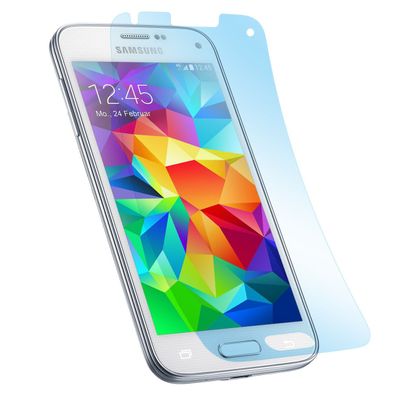 3x Super Clear Schutzfolie Samsung S5 mini Durchsichtig Display Screen Protector