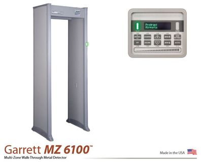 Garrett MZ6100 Durchgangsdetektor Metalldetektor Security