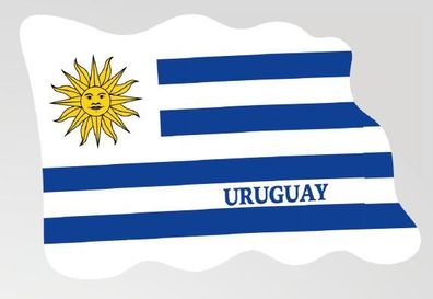 Uruguay Magnet Flagge Fahne Länder Design aus Epoxid Reise Souvenir