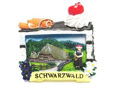 Schwarzwald Magnet Black Forest Poly Souvenir Germany (270)