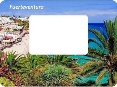 Fuerteventura Spanien Magnet Bilderrahmen 12 cm Foto Epoxid Reise Souvenir