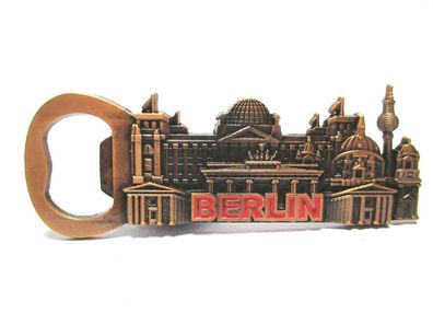 Berlin Flaschenöffner Magnet Souvenir Brandenburger Tor Collage Opener