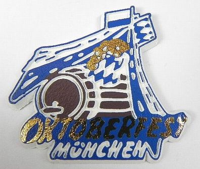 München Oktoberfest Magnet Rubber Weichgummi, Neu,5,5cm