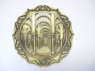 Cordoba Mezquita Kathedrale Moschee Metall Magnet Souvenir Spanien bro