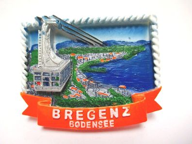 Bodensee Bregenz Magnet Seilbahn Poly 7 cm Germany Souvenir (375)