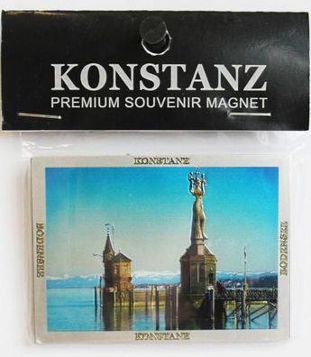 Konstanz Bodensee Premium Souvenir Magnet Germany Laser Optik