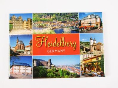 Heidelberg Schloss Sights Fridge Foto Magnet, Germany Deutschland, Reise Souvenir