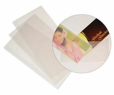 50 x Premium DIN lang Briefumschläge - Transparent
