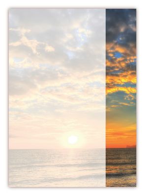 Motivpapier Briefpapier (Meer-5172, DIN A4, 100 Blatt) Sonnenuntergang Himmel