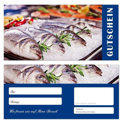 200 Geschenkgutscheine (Fische-686) Gastronomie Gutscheine Restaurant Handel