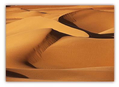 XXL Poster 100 x 70cm Sahara Wüste mit imposanten Dünen endloser Sand F-226