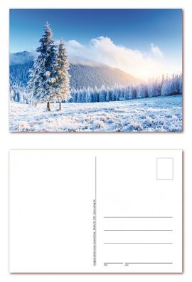 12 Stück Postkarten Ansichtskarten magische Winterlandschaft (PKT-118)