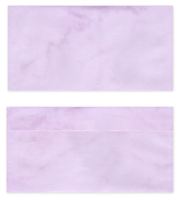 100 Stück Premium Briefumschläge DIN lang Motiv Marmorpapier violett, UMS-5006