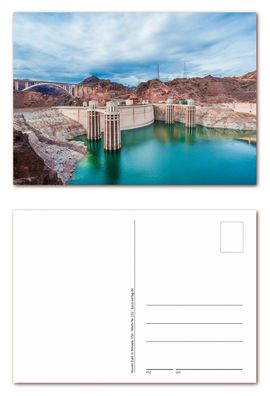 12 Stück Postkarten Hoover Staudamm in Nevada Ansichtskarten (PKT-132)