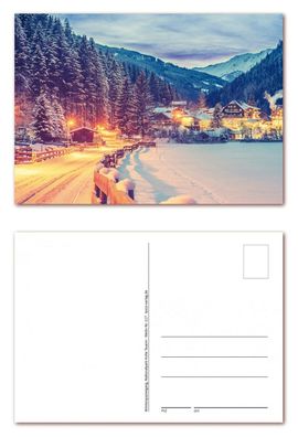 12 Stück Postkarten Ansichtskarten Nationalpark Hohe Tauern im Winter (PKT-117)