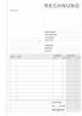 3 x A5 Rechnungsblock (2 x 40 Blatt) Selbstdurchschreibend -Sparset mit 3 Blocks