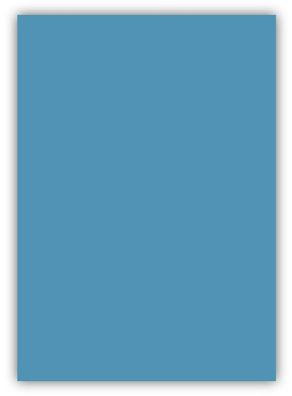 50 Blatt farbiges Premium Briefpapier Caribic DIN A4 Papier-Farbe Blau Azur