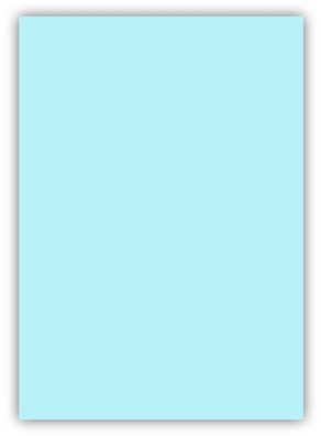100 Blatt farbiges Premium Briefpapier Caribic DIN A3 Papier-Farbe Blau Hellblau