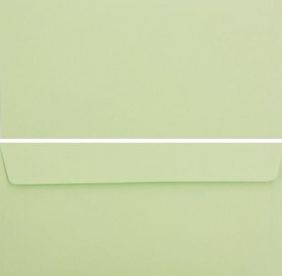 50 X Caribic Briefumschläge farbig Mintgrün DIN lang ohne Fenster haftklebend