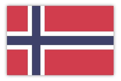 6 X Folienaufkleber Norwegen Norway FLAGGE Sticker PVC Aufkleber ca. 85 x 55 mm