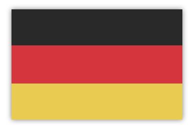 6 X Folienaufkleber Deutschland Germany FLAGGE Sticker Aufkleber ca. 85 x 55 mm