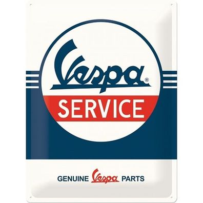 Vespa Roller Service Nostalgie Blechschild 40 cm NEU shield
