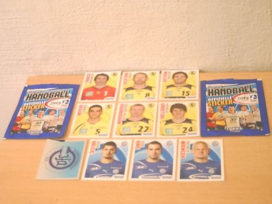 10 Sammel-Sticker Handball 2010 / 11 von Topps Pack 03