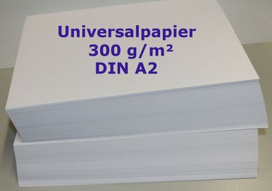 Multifunktionspapier Universalpapier Kopierpapier 300g, DIN A2 A3 A4 A5 A6 A7lang