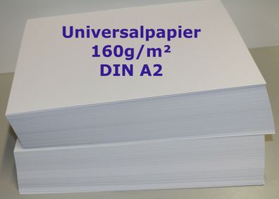 Multifunktionspapier Universalpapier Kopierpapier160g DIN A2 A3 A4 A5 A6 A7 lang