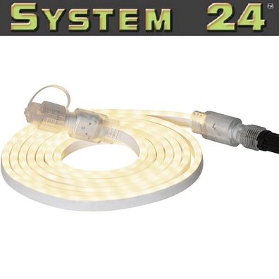 System 24 LED Flat Neon Lichtschlauch 3m extra warmweiß 491-34 außen exkl. Trafo