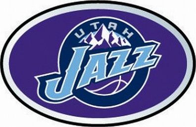 Utah Jazz NBA Basketball Emblem bunt 3D Logo, NEU