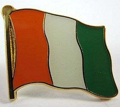 Elfenbeinküste Flaggen Pin Anstecker,1,5 cm, Neu mit Druckverschluss