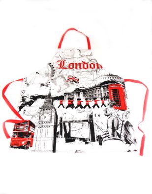 London Küchenschürze Apron, Big Ben, Tower Bridge, Red Bus ...