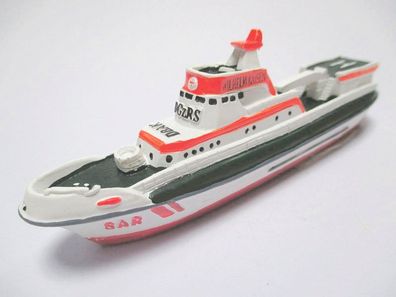 Schiff Rettungsboot Wilhelm Kaisen Kreuzer,12 cm Polyresin Modell