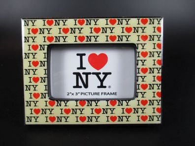 New York Bilderrahmen I LOVE NY,11 cm, Neu, Picture Frame USA Amerika